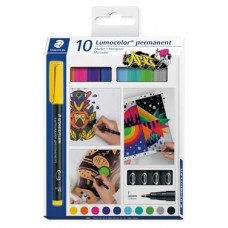 ESTUCHE 10 UDS LUMOCOLOR PERMANENT 318 STAEDTLER 318 C10 (Espera 4 dias) en Huesoi